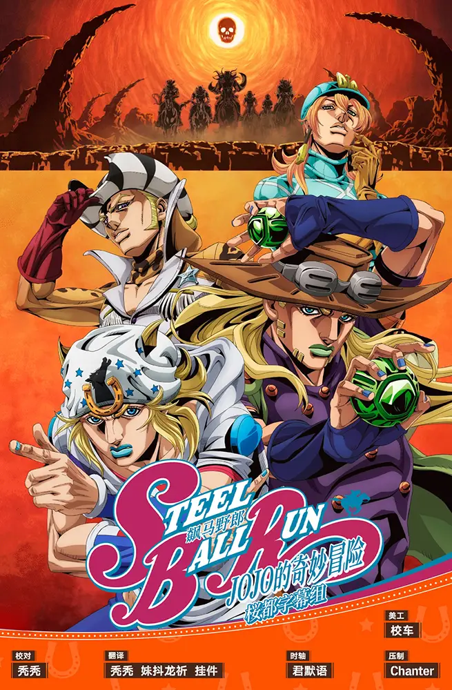 飙马野郎 JOJO的奇妙冒险 海报